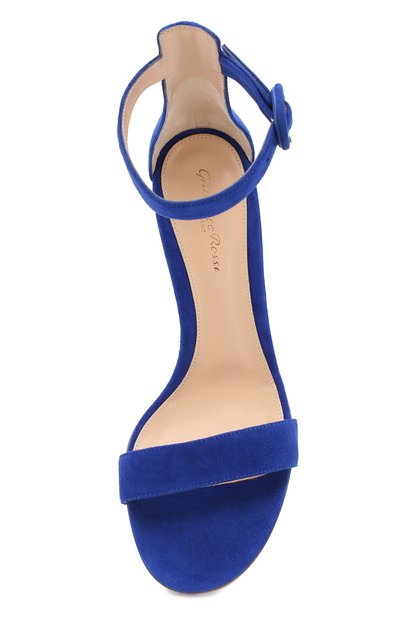 Замшевые босоножки versilia 60 GIANVITO ROSSI, арт. G60357.60RIC.CAMAZUE, фото 5