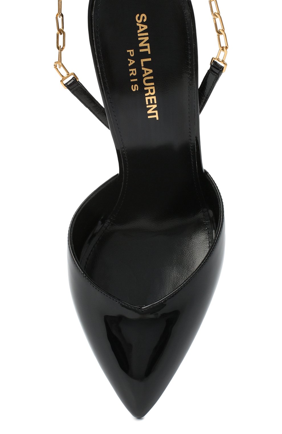 Кожаные туфли kika SAINT LAURENT, арт. 637740/0NP00, фото 5