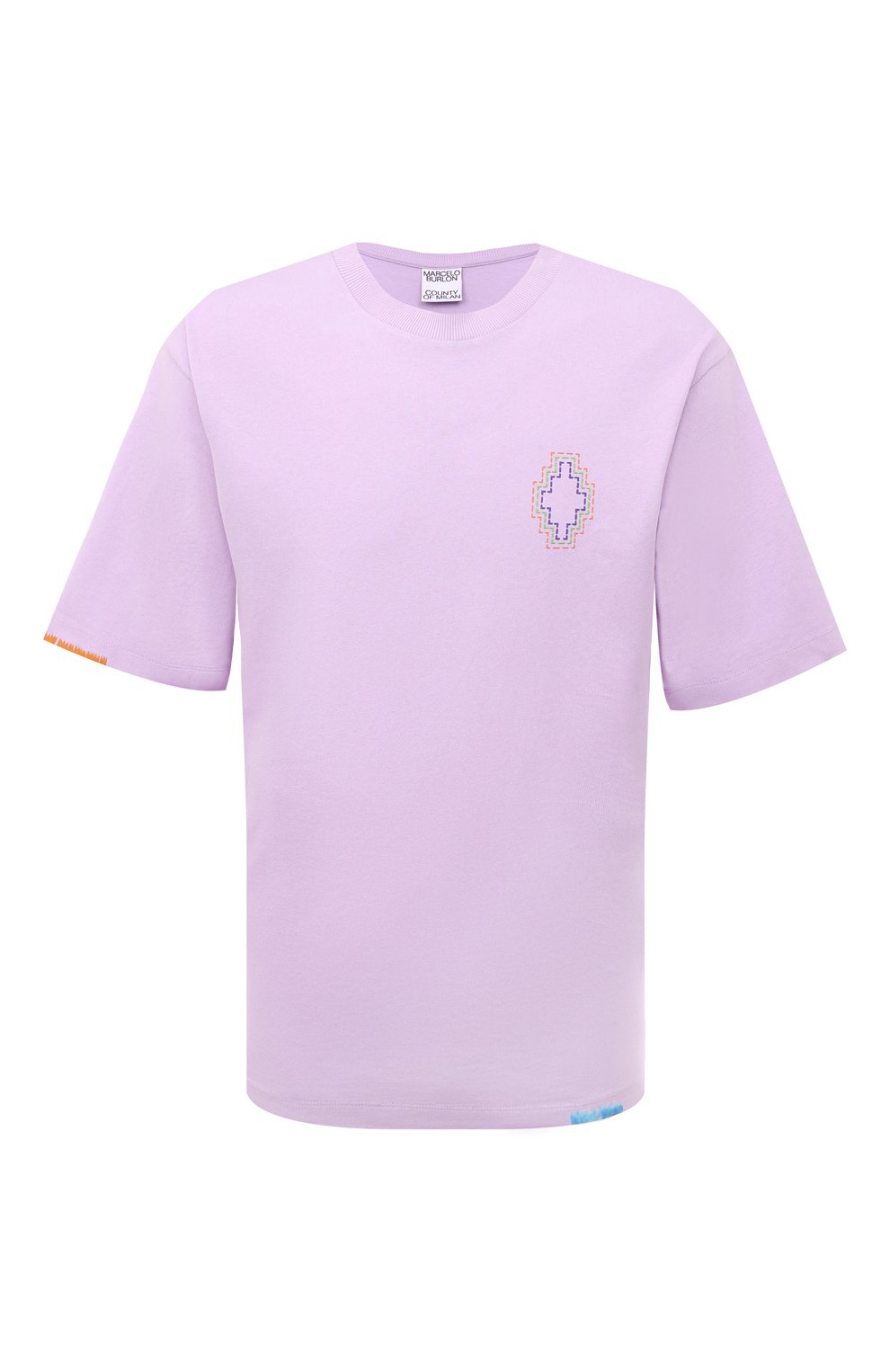 Хлопковая футболка MARCELO BURLON, арт. CMAA054S23JER0023620, фото 1