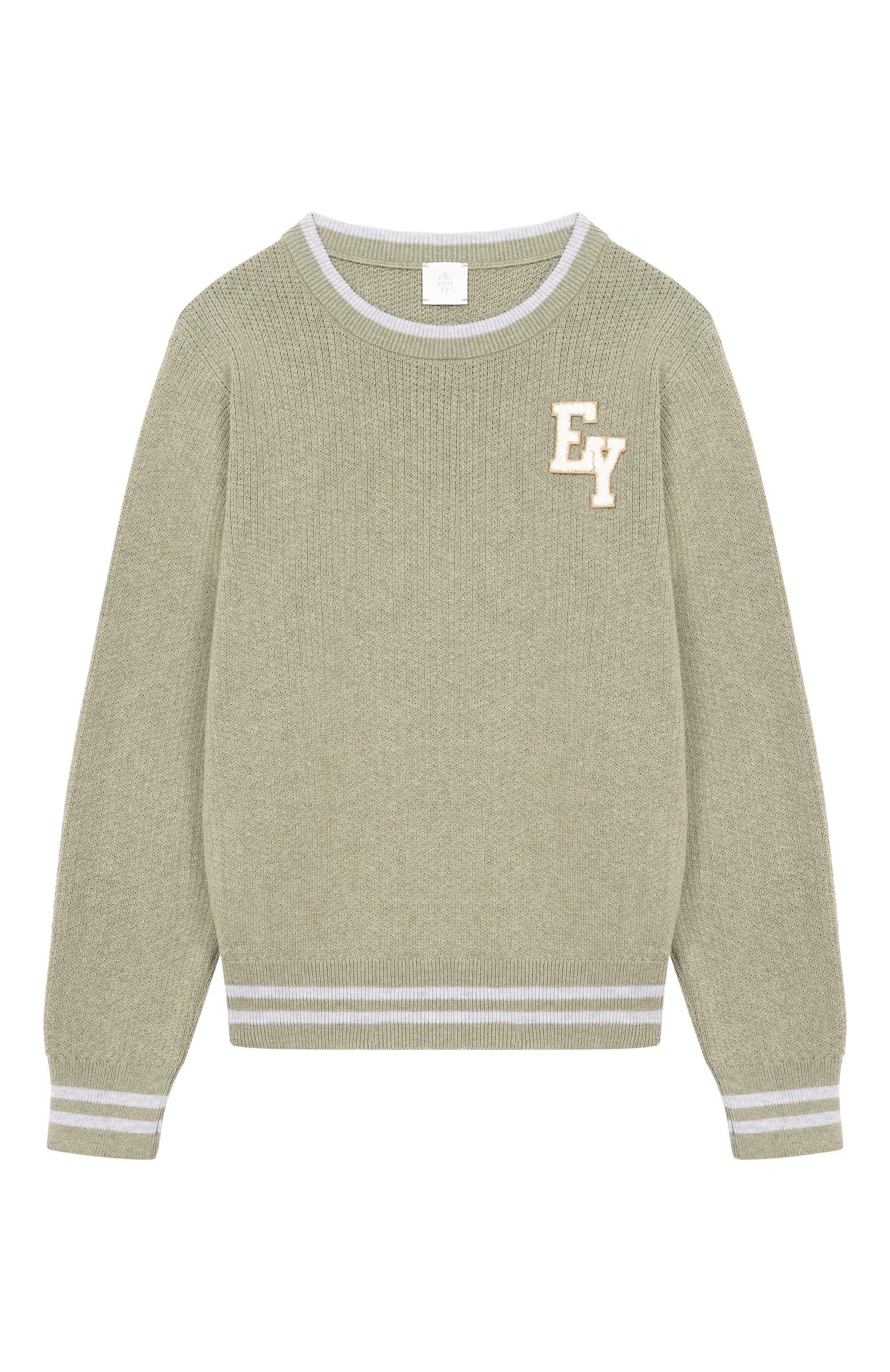 Хлопковый пуловер ELEVENTY, арт. EY9P50/X0011, фото 1