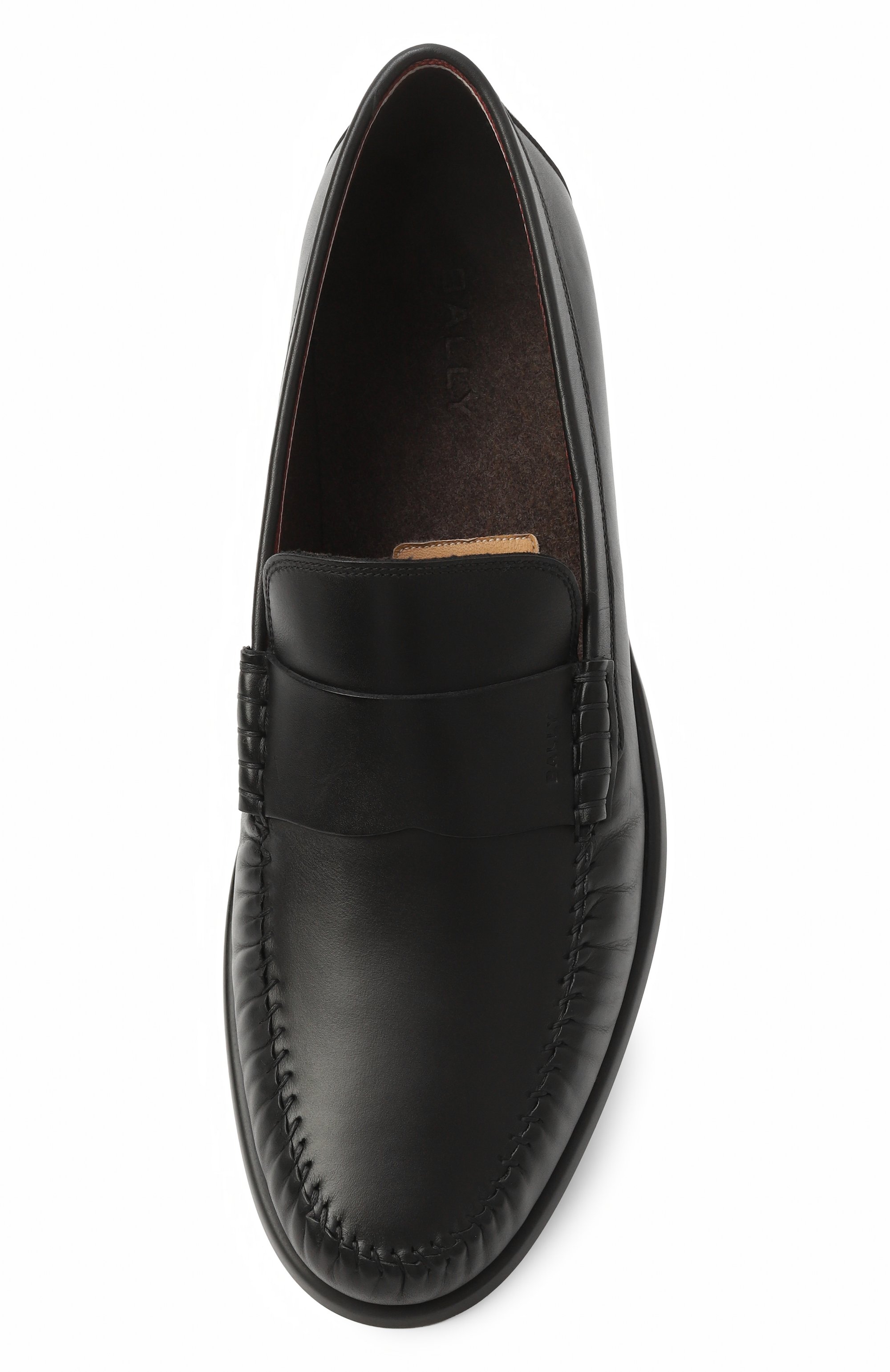 Кожаные лоферы switz moc BALLY, арт. MSF0JG/VT907, фото 6