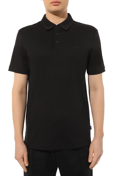 Хлопковое поло BOSS, арт. 50471335, фото 3