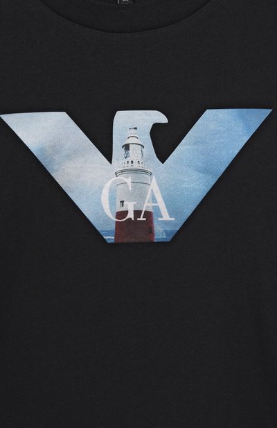 Хлопковый лонгслив EMPORIO ARMANI, арт. EB000830/AF14503, фото 3