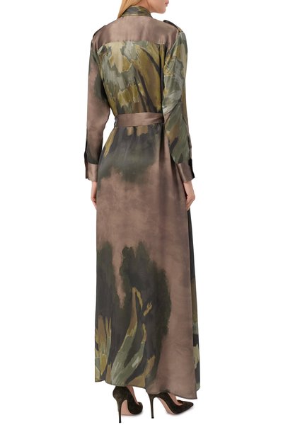 Шелковое платье KITON, арт. D47321K0585G03, фото 4