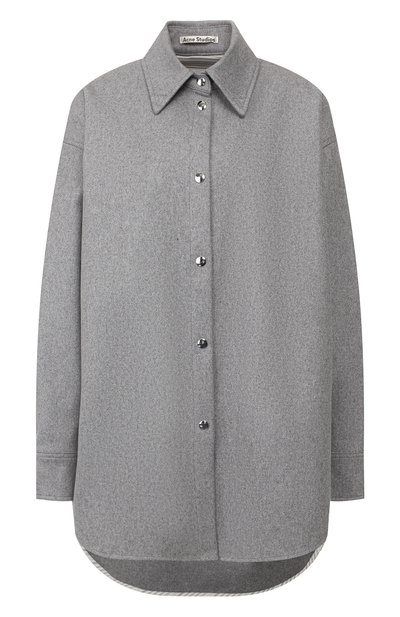 Женская рубашка из смеси шерсти и кашемира ACNE STUDIOS, арт. AC0138