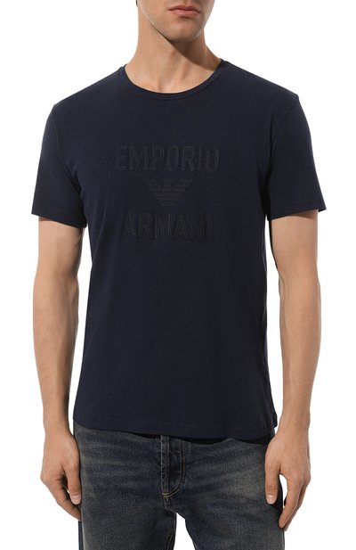 Хлопковая футболка EMPORIO ARMANI, арт. 211818/4R485, фото 3