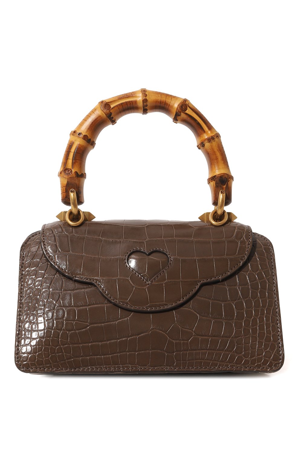 Сумка thiara из кожи аллигатора GUCCI коричневого цвета по цене 2671200 руб., арт. 488667 EV4AR, фото 6 Сумка thiara из кожи аллигатора GUCCI, арт. 488667 EV4AR, фото 6