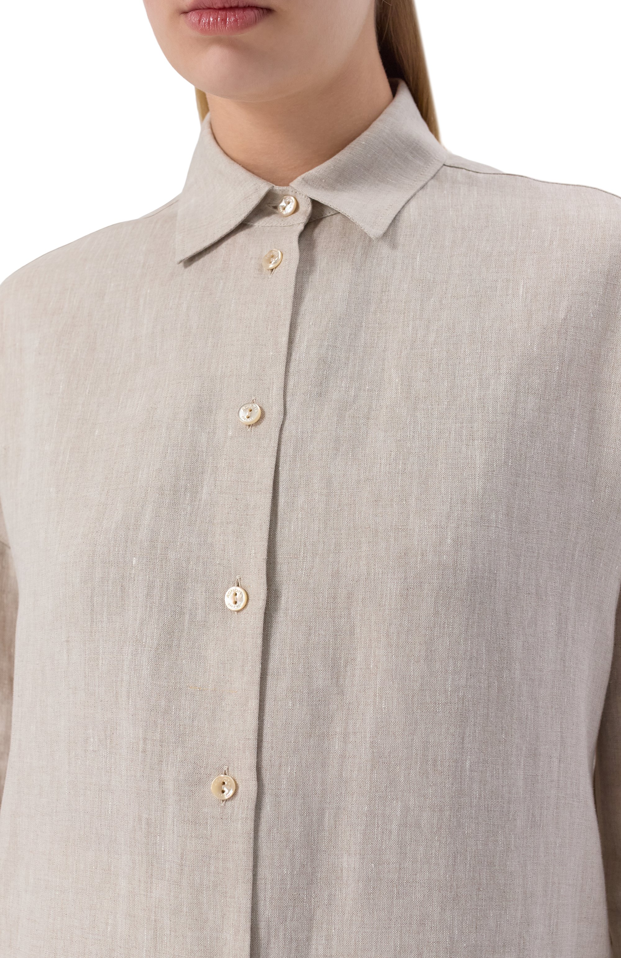 Льняная рубашка AGNONA, арт. TD0901/U3039, фото 5