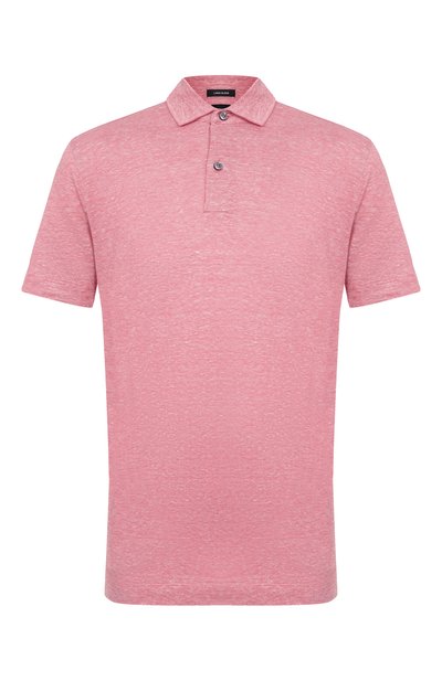 Мужское поло изо льна и хлопка BOSS, арт. 50559147