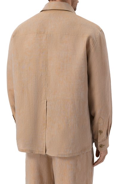 Льняная куртка-рубашка GIORGIO ARMANI, арт. GM004078/TE23125, фото 4