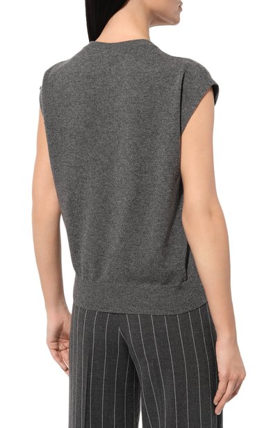 Жилет из шерсти и кашемира BRUNELLO CUCINELLI, арт. M16109410P, фото 4