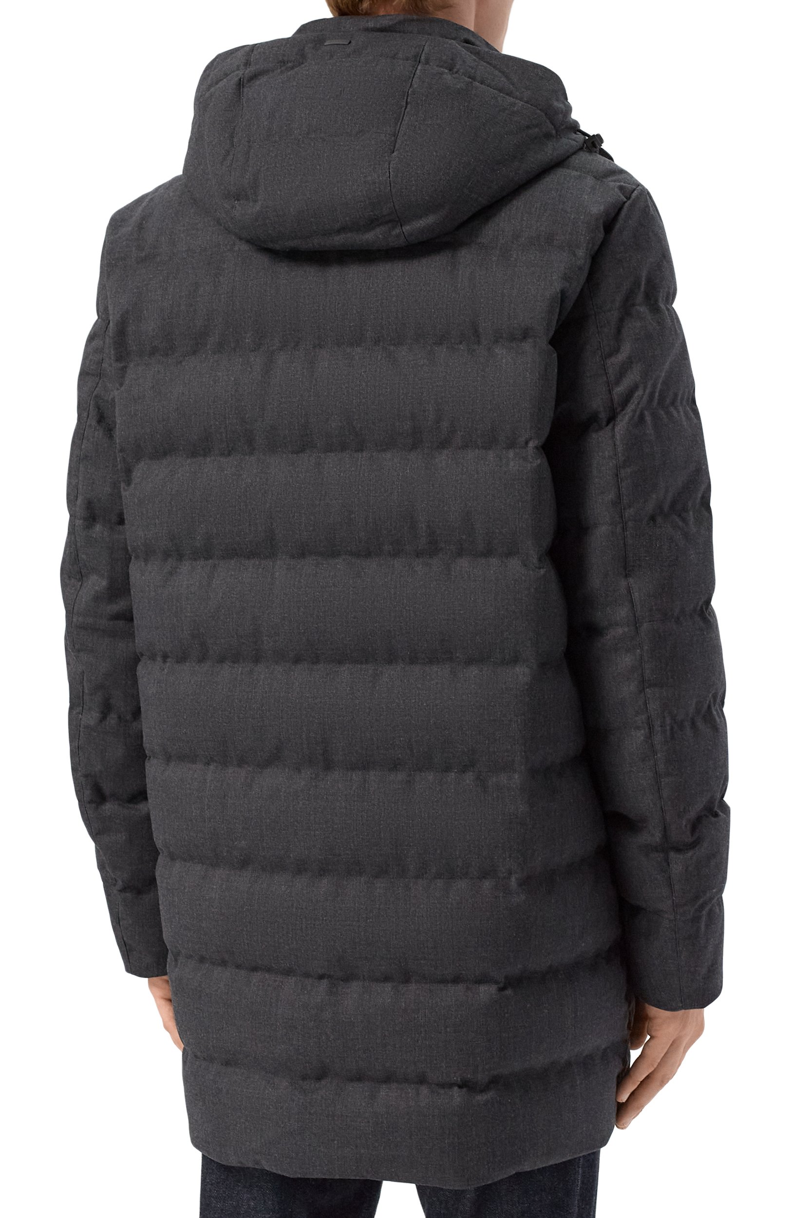 Пуховик из шерсти и вискозы HERNO, арт. PI001399U/33529, фото 4