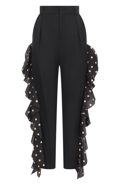 Женские брюки из шерсти и вискозы MOSCHINO, арт. A0302/5437