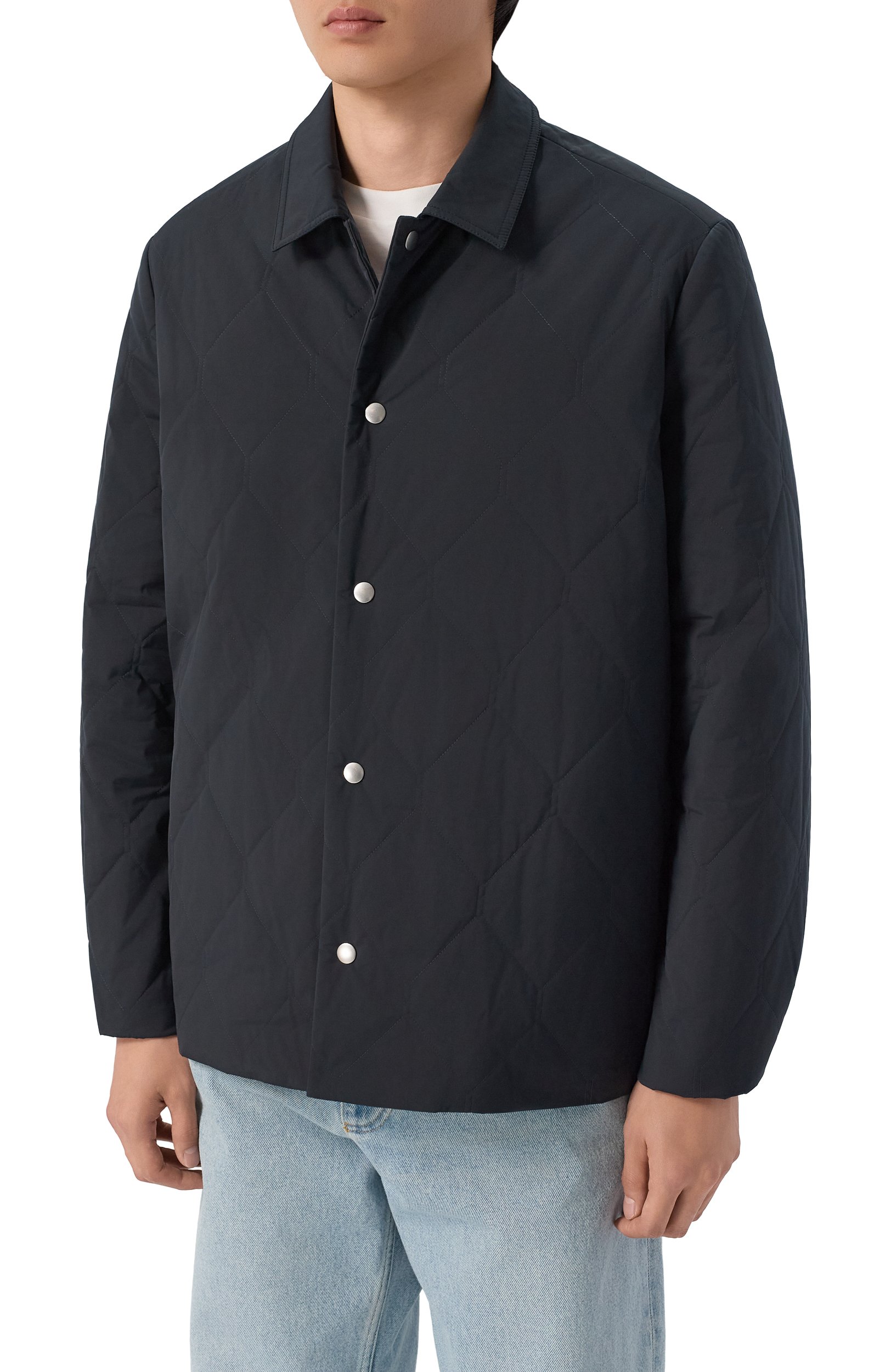 Куртка JIL SANDER темно-синего цвета по цене 293000 руб., арт. J22SW0110/J70248, фото 3 Куртка JIL SANDER, арт. J22SW0110/J70248, фото 3