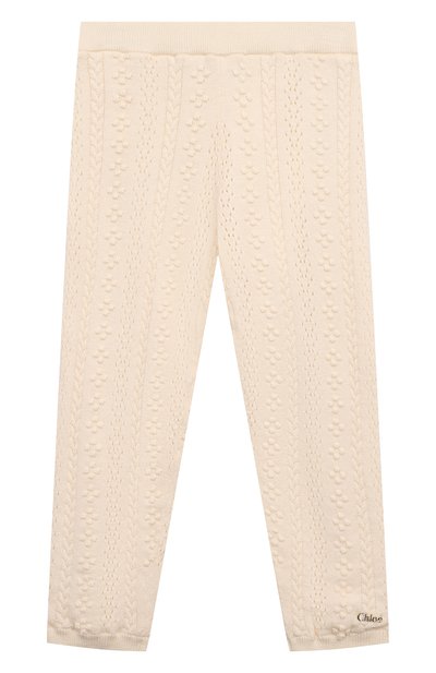 Джоггеры из хлопка и шерсти CHLOÉ, арт. C20227