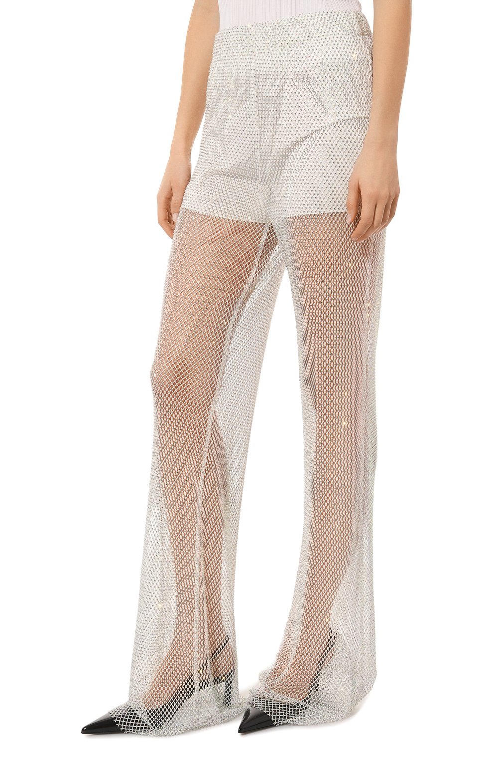 Брюки ALINE белого цвета по цене 75000 руб., арт. AL121005, фото 3 Брюки ALINE, арт. AL121005, фото 3