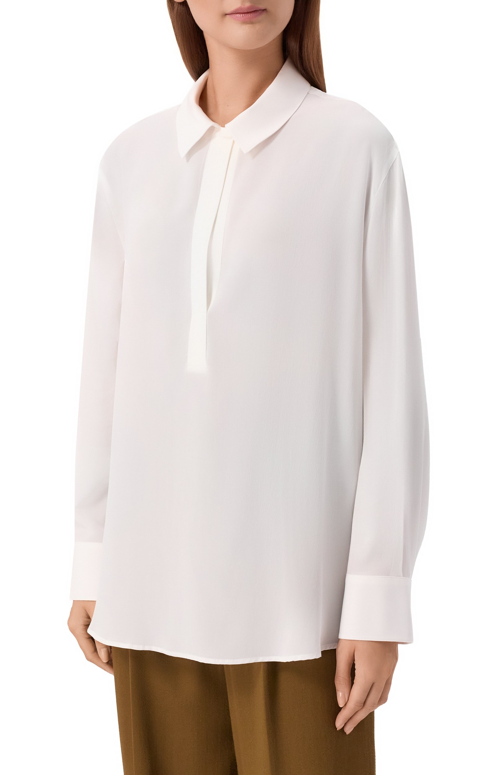 Шелковая рубашка EMPORIO ARMANI, арт. EW005414/TE21123, фото 3