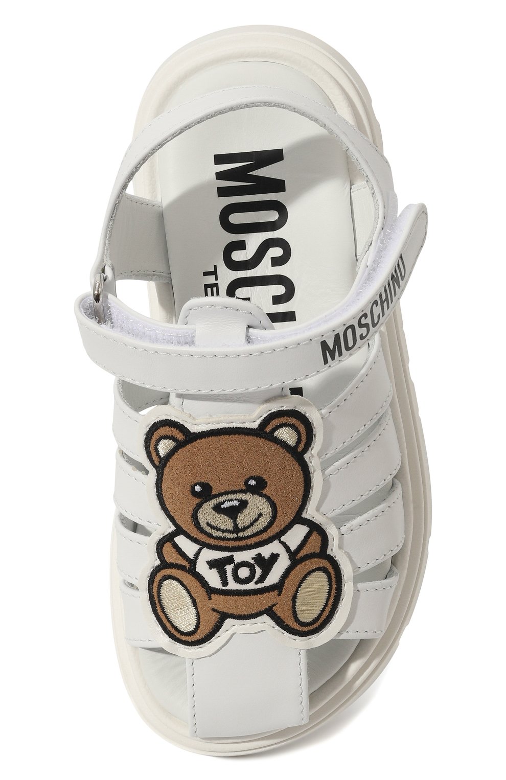 Кожаные сандалии MOSCHINO, арт. 77398/VAR03/28-35, фото 4