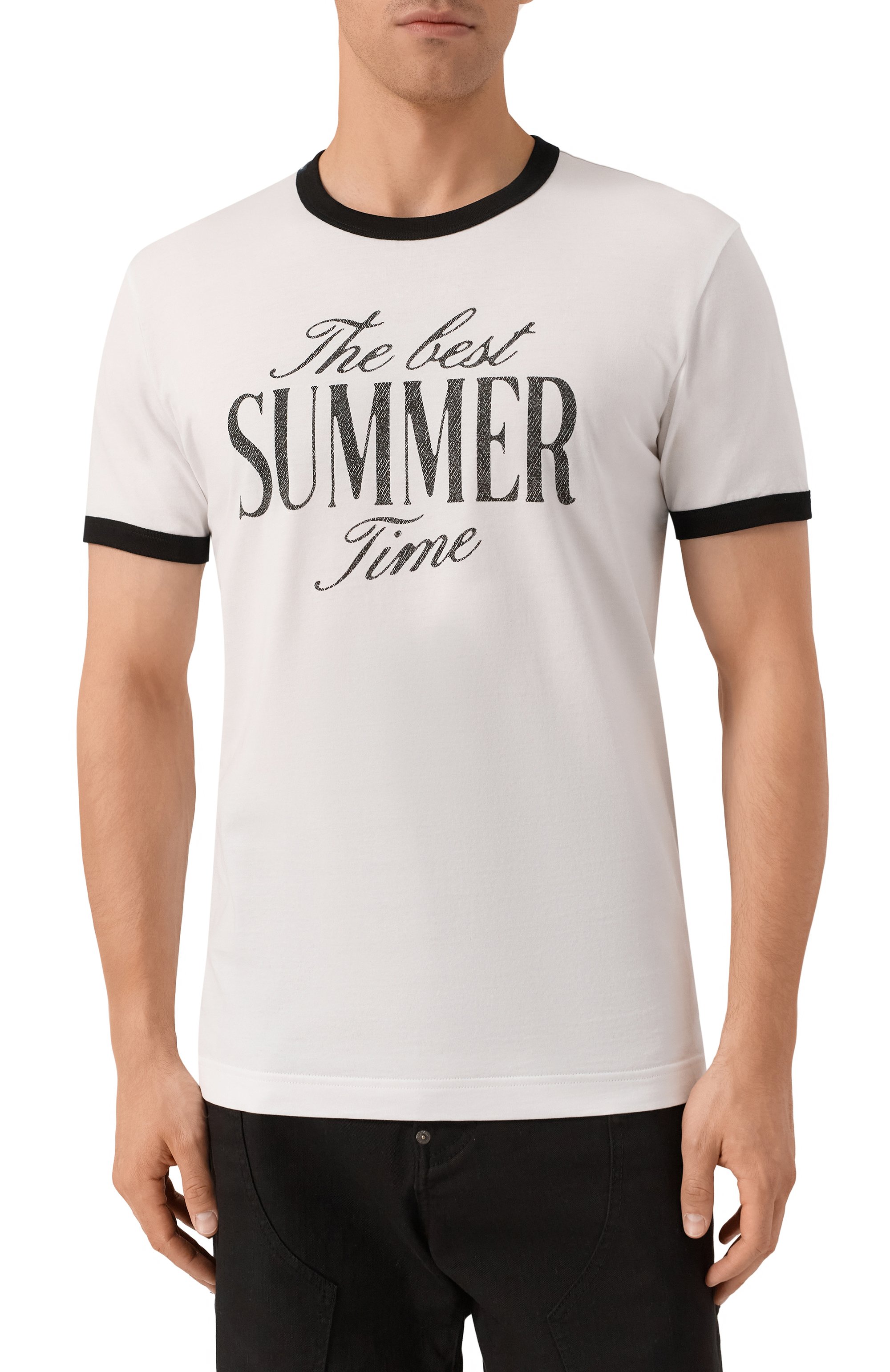 Хлопковая футболка DOLCE & GABBANA, арт. G8PV1T/G7PGV, фото 3