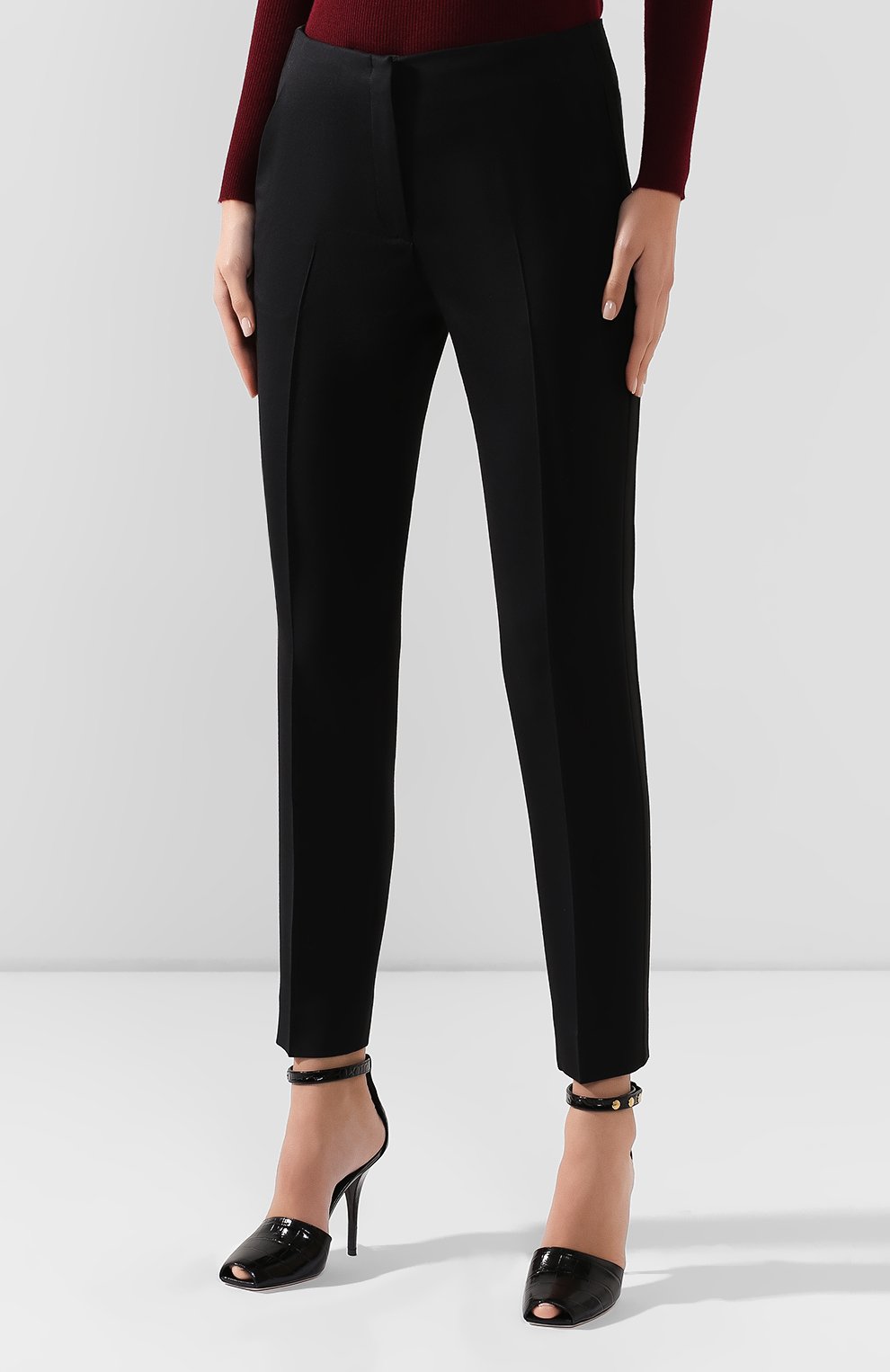 Брюки из смеси шерсти и шелка RALPH LAUREN, арт. 290690604, фото 3