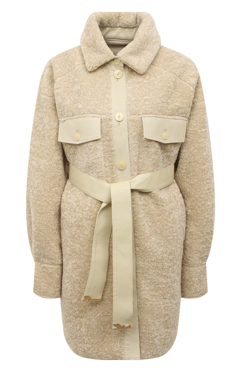 Двусторонняя дубленка из экомеха PATRIZIA PEPE, арт. 2O0019_E012, фото 1