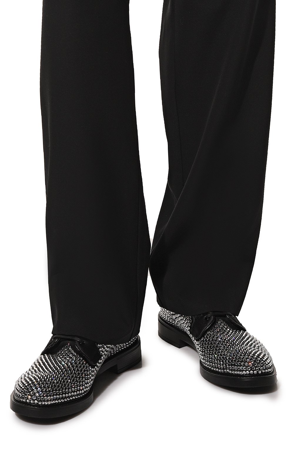 Текстильные дерби PRADA, арт. 2EA151-2AWL-F0Z2D-G000, фото 3