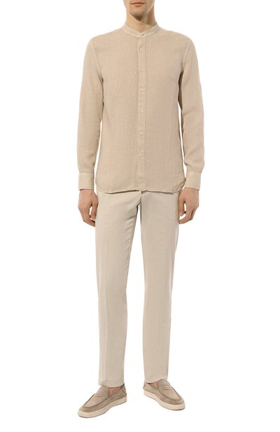 Брюки из хлопка и шелка MARCO PESCAROLO, арт. SLIM80/4700, фото 2