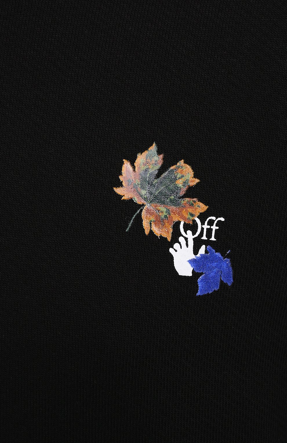 Хлопковое худи OFF-WHITE черного цвета по цене 66300 руб., арт. 0WBB032E20JER0031001, фото 5 Хлопковое худи OFF-WHITE, арт. 0WBB032E20JER0031001, фото 5