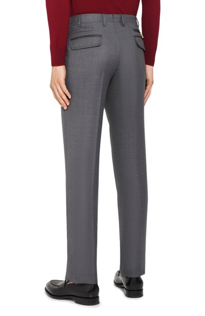 Шерстяные брюки ZILLI, арт. M0S-40-38N-B6406/0001, фото 4