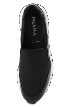 Мужские комбинированные кроссовки PRADA черного цвета, арт. 4D3516-3L1K-F0G52-G000 | Фото 5 (Материал внешний: Текстиль; Региональные ограничения белый список (Axapta Mercury): Не проставлено; Материал сплава: Проставлено; Стили: Классический; Материал утеплителя: Без утеплителя; Подошва: Массивная; Драгоценные камни: Проставлено)