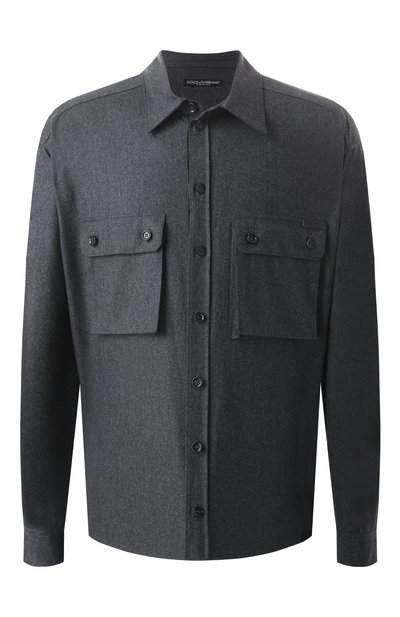 Мужская шерстяная рубашка DOLCE & GABBANA, арт. G5MD1T/FU21Q