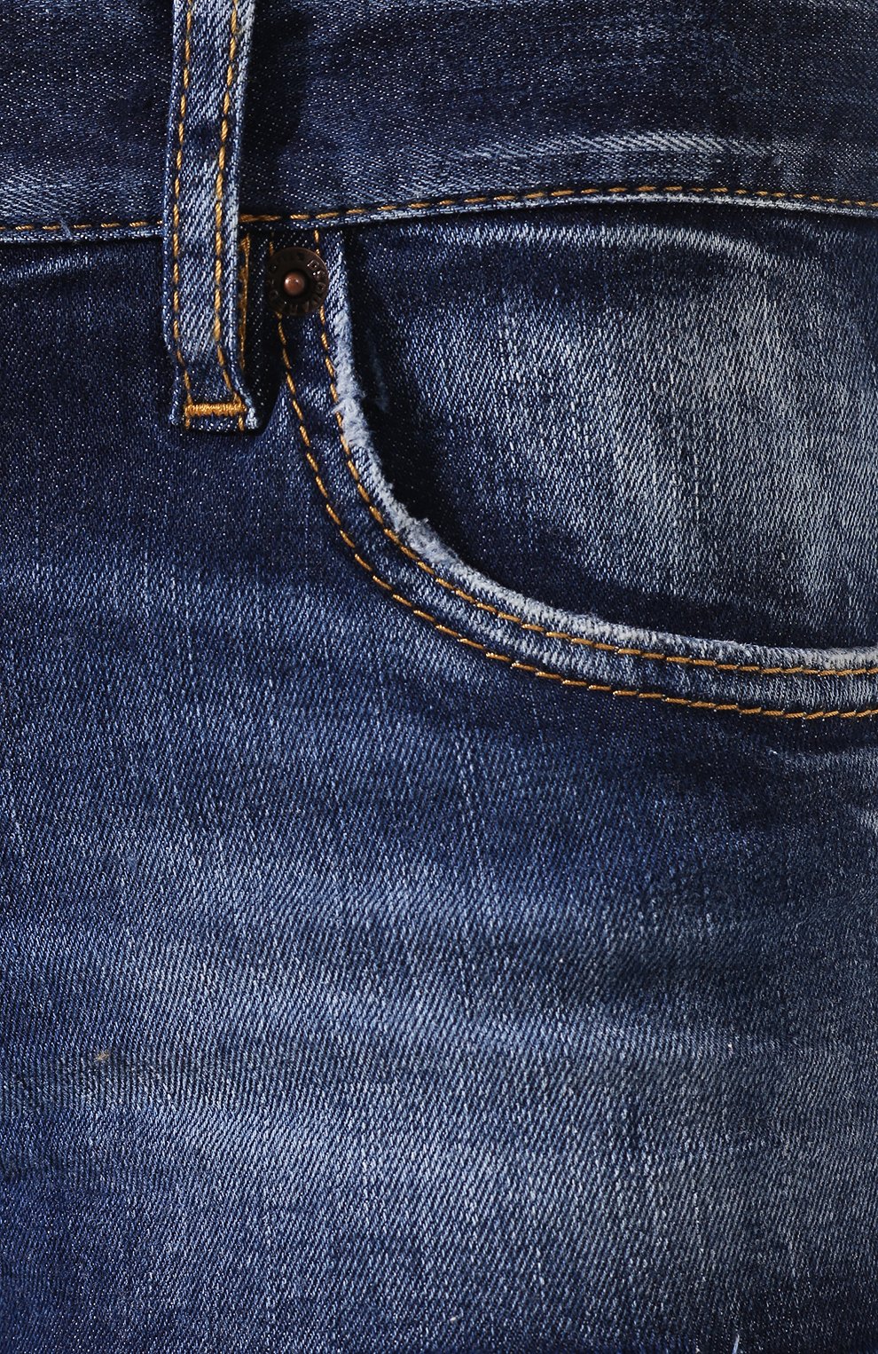 Джинсовые шорты DSQUARED2 синего цвета по цене 30850 руб., арт. S73MU0222/S30685, фото 5 Джинсовые шорты DSQUARED2, арт. S73MU0222/S30685, фото 5