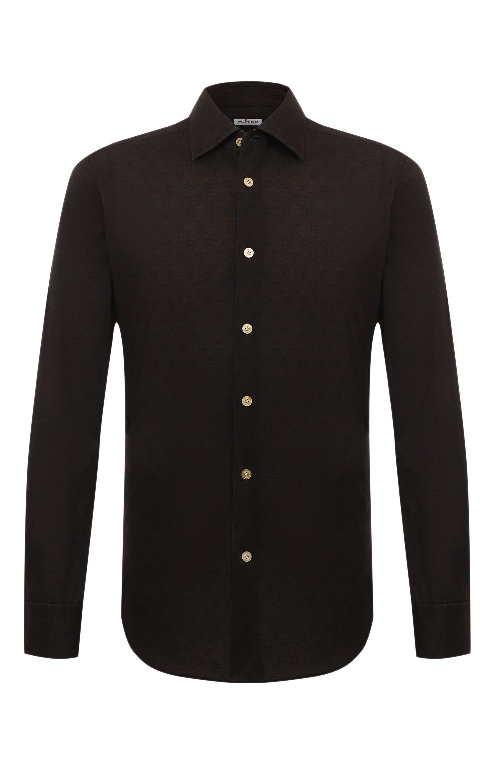 Хлопковая рубашка KITON, арт. UCIH06491, фото 1