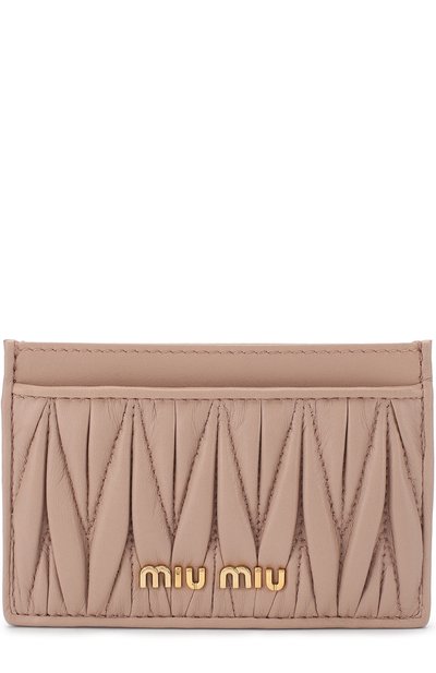 Кожаный футляр для кредитных карт MIU MIU, арт. 5MC208-N88-F0770, фото 1