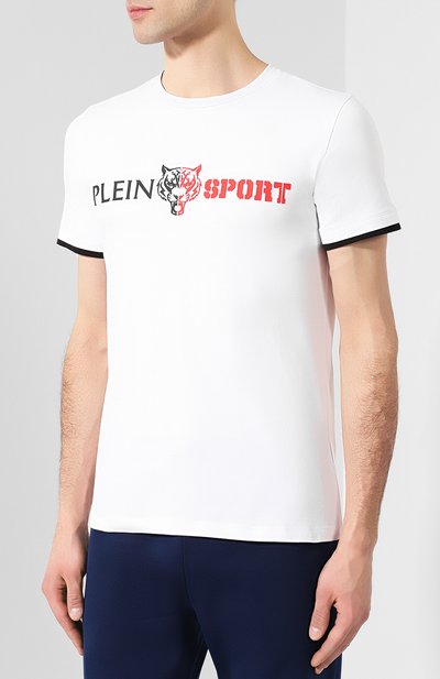 Хлопковая футболка PLEIN SPORT, арт. P19C MTK3398 SJY001N, фото 3