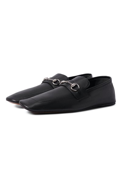 Мужские кожаные лоферы ragazzo GUCCI, арт. 867507/AAGEH
