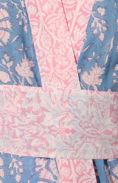 Хлопковое кимоно KLEED LOUNGEWEAR, арт. DEM0ISELLE LIGHT BLUE KIM0N0, фото 1