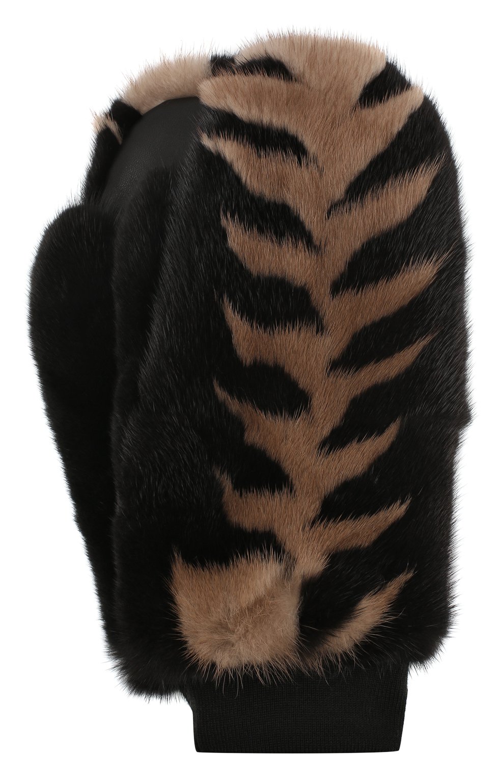 Варежки из меха норки FURLAND черного цвета по цене 33000 руб., арт. 0063902110131600993, фото 1 Варежки из меха норки FURLAND, арт. 0063902110131600993, фото 1