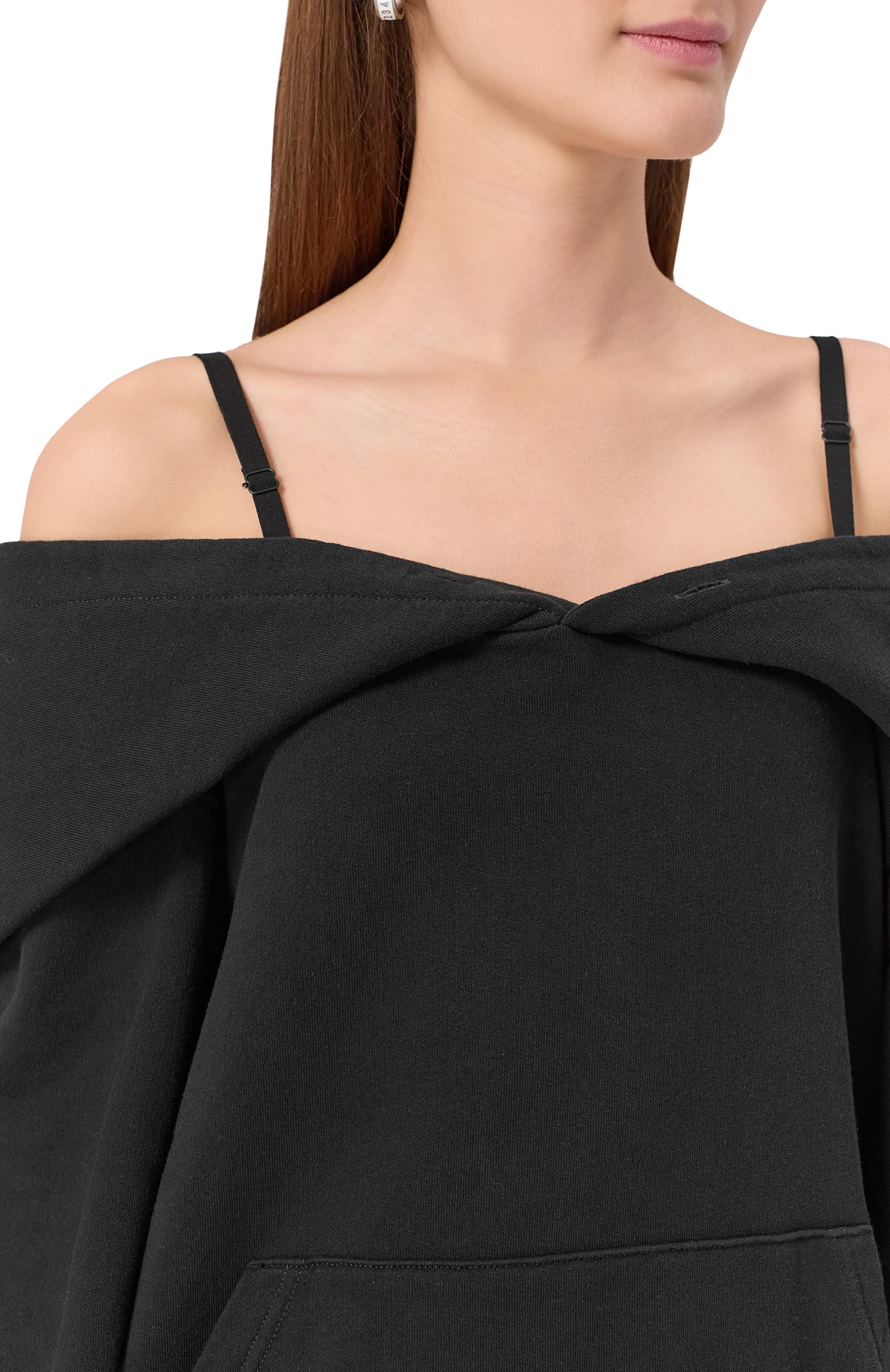 Хлопковое худи MM6, арт. S52GU0244/M25014, фото 5