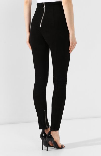 Кожаные брюки BALMAIN, арт. RF05271/L066, фото 4