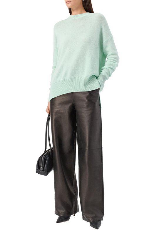 Кашемировый свитер Jil Sander J02GP0013/J13206 Зелёный  J02GP0013/J13206 Фото 2