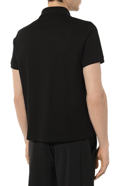 Хлопковое поло SAINT LAURENT, арт. 712300/YB20C, фото 4