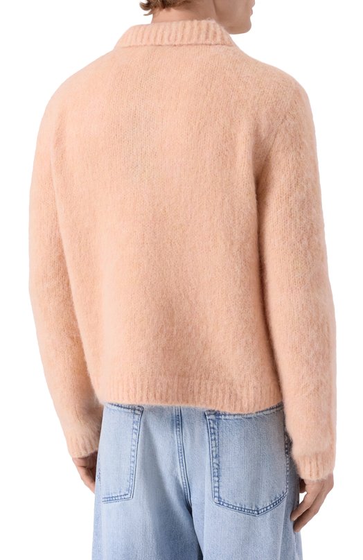 Шерстяной кардиган Dries Van Noten 021225-2709-350 Розовый  021225-2709-350 Фото 4