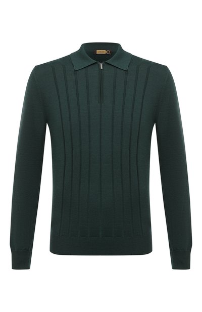 Мужская поло из шерсти и шелка ZILLI, арт. KZP001M0230VH0000