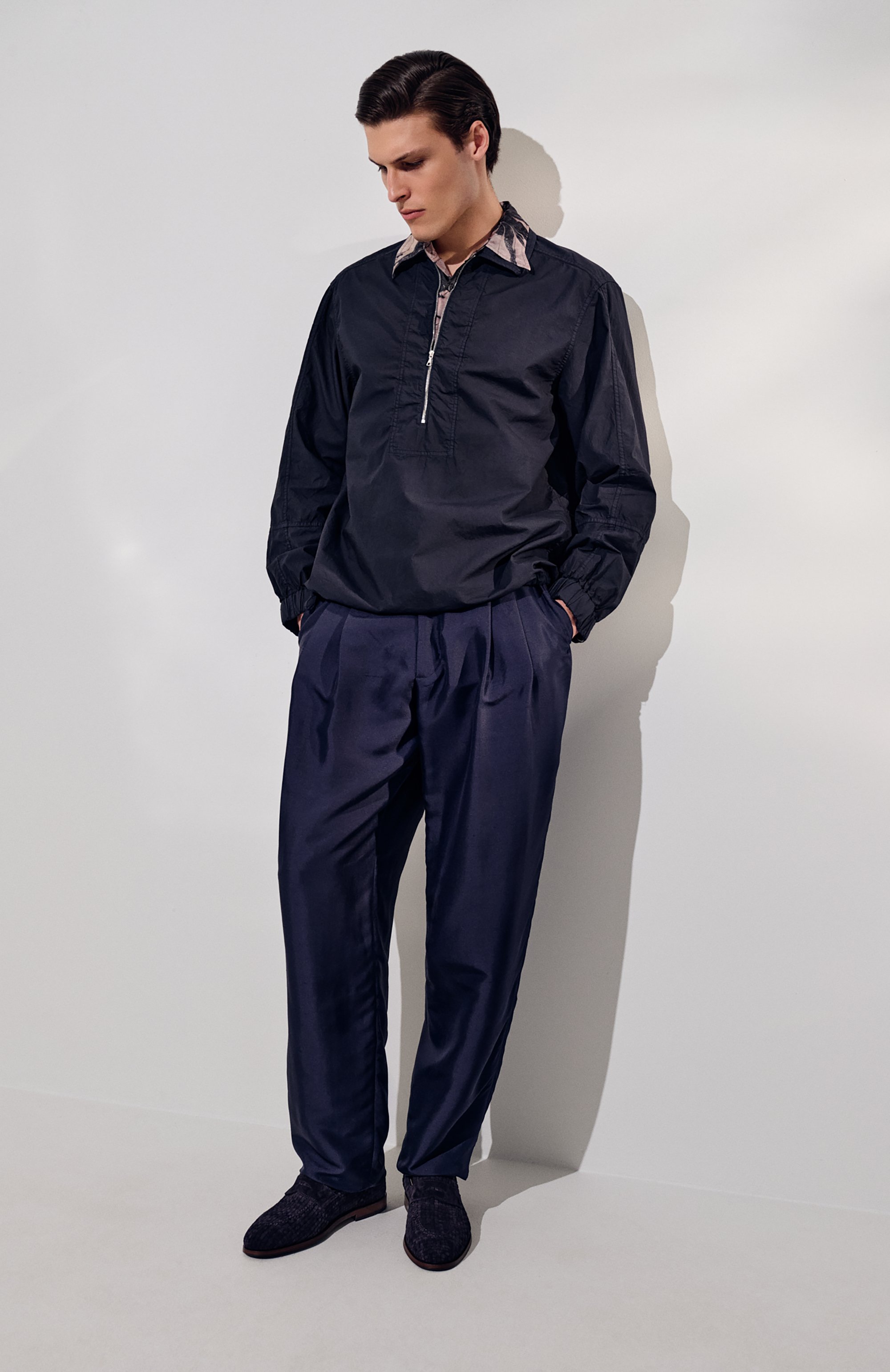 Шелковые брюки GIORGIO ARMANI, арт. GM001408/TE14321, фото 7