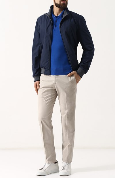 Шерстяное поло с короткими рукавами CANALI, арт. C0476/MK00512, фото 2