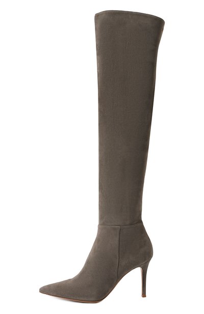 Замшевые ботфорты jules GIANVITO ROSSI, арт. G80222/85RIC, фото 4