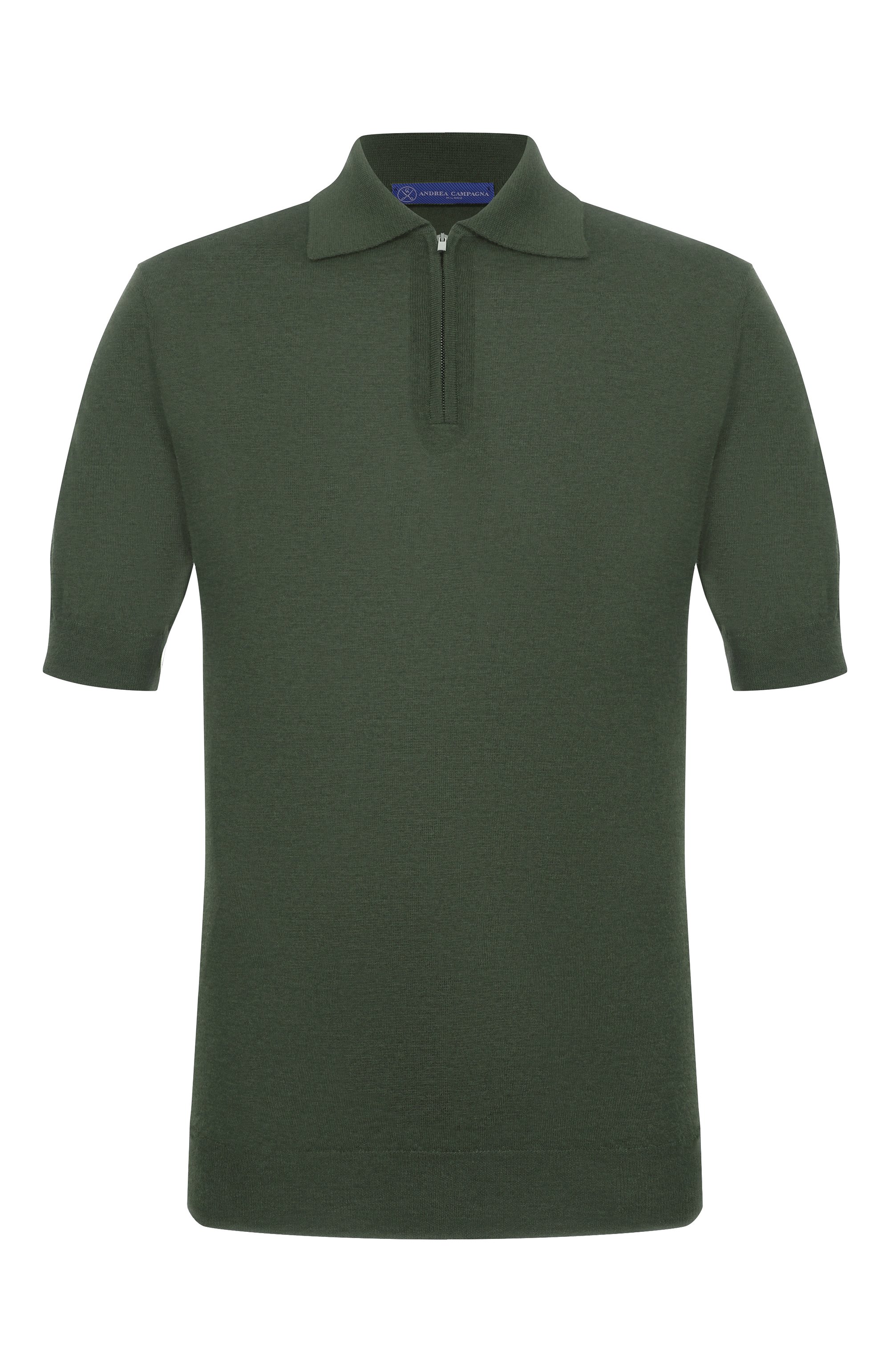 Поло из шерсти и шелка ANDREA CAMPAGNA, арт. PZ1MC/LSC18R, фото 1
