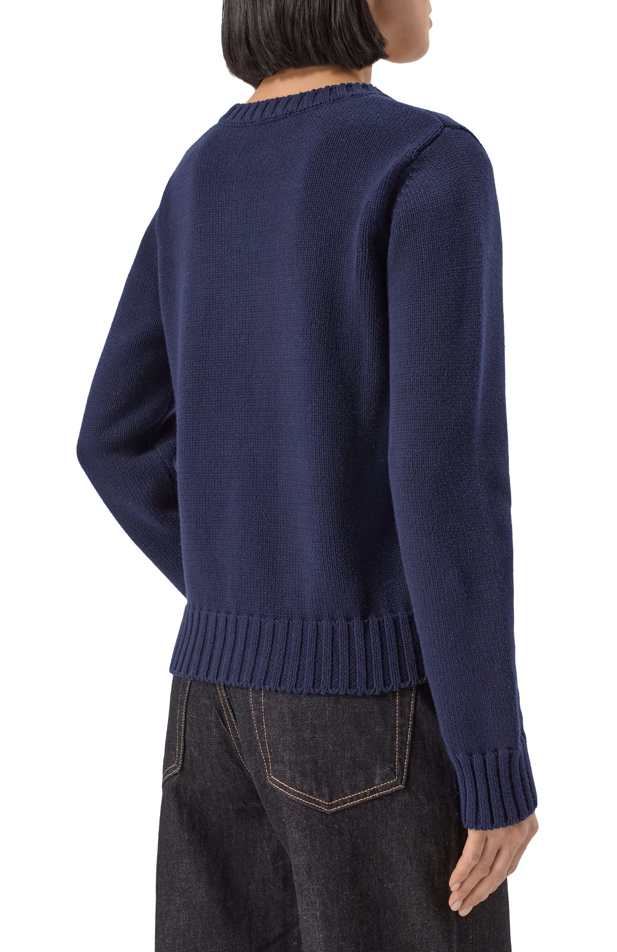 Хлопковый пуловер sporty & rich x le bristol paris SPORTY AND RICH, арт. WS065517621BL32, фото 4