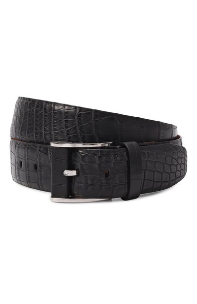 Мужской ремень из кожи крокодила ZILLI, арт. B12640M1010VRUT00/CR0C